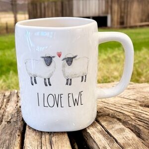 NEW Rae Dunn So Cute ‘I LOVE EWE’ Mug 

Check out my other listings.